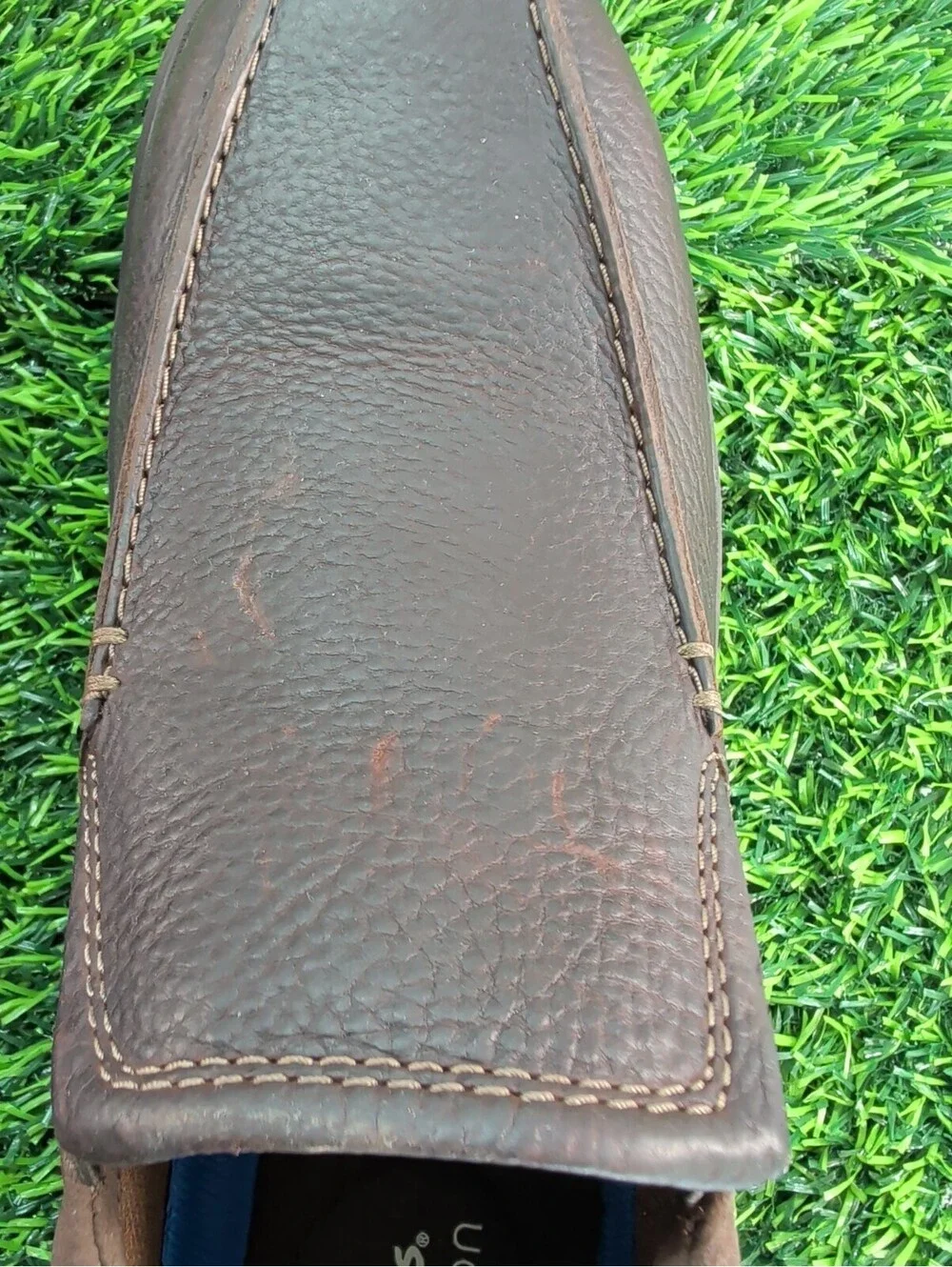 Clarks Mens Bradley Step Brown Leather Casual  Shoes Men's 9.5W